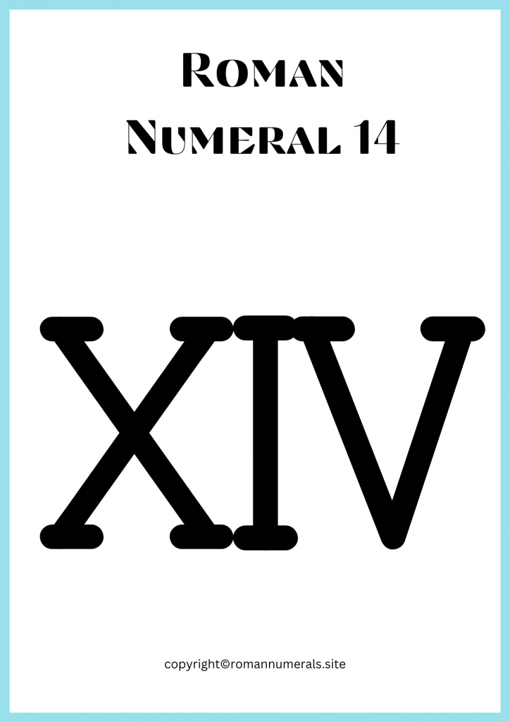 Roman Numeral 14