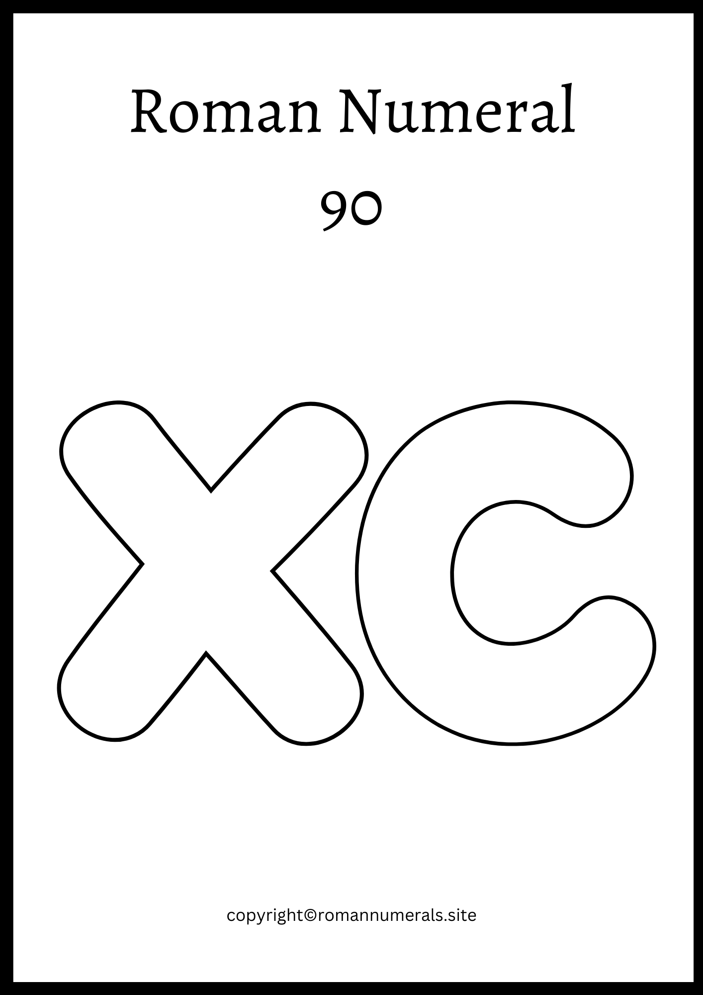 roman-number-90-roman-numerals